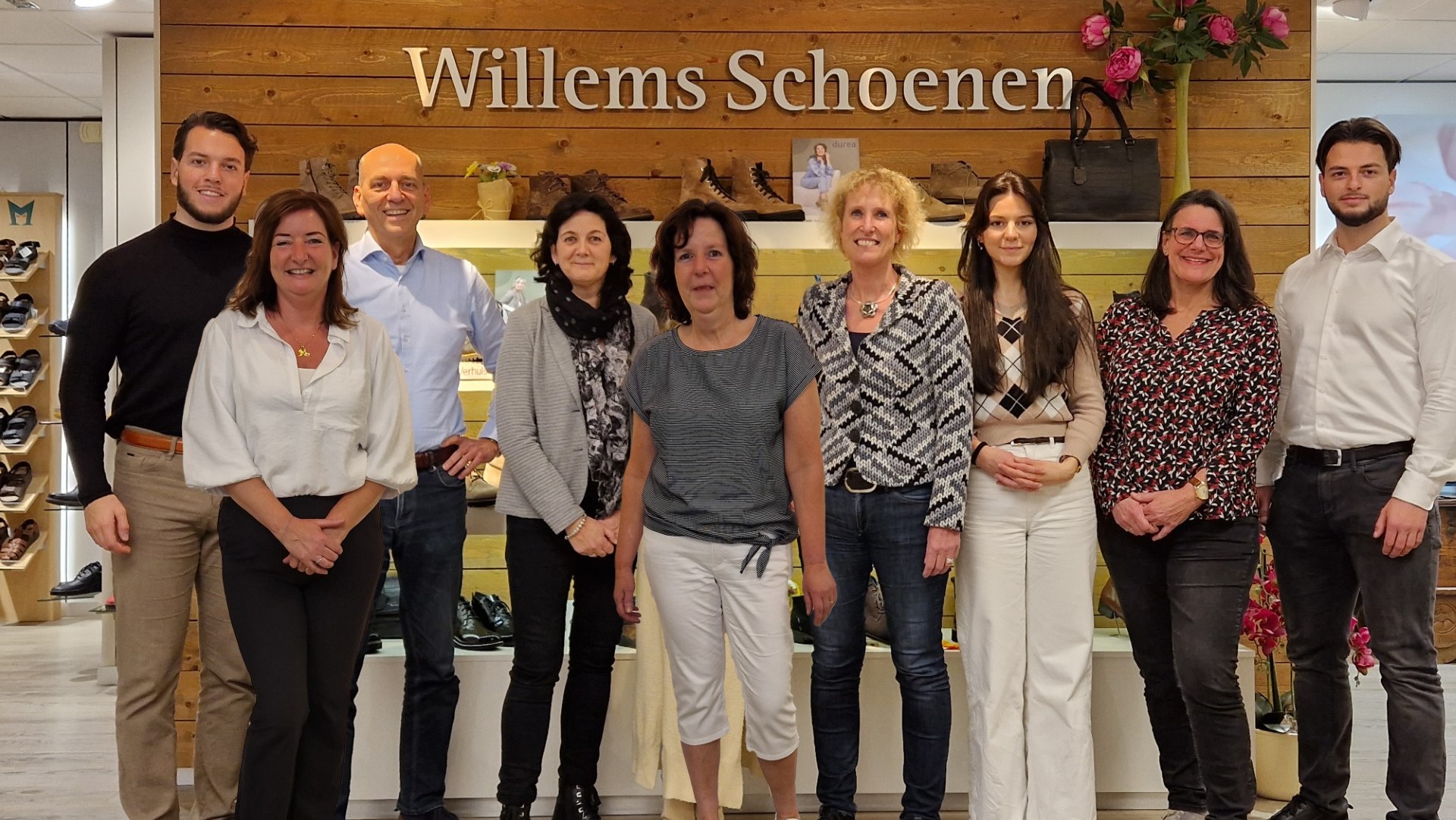 Teamfoto zonder voeten